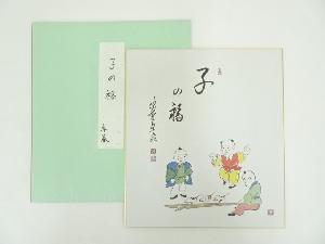 JAPANESE ART / SHIKISHI / PRINTED / CHILDREN 